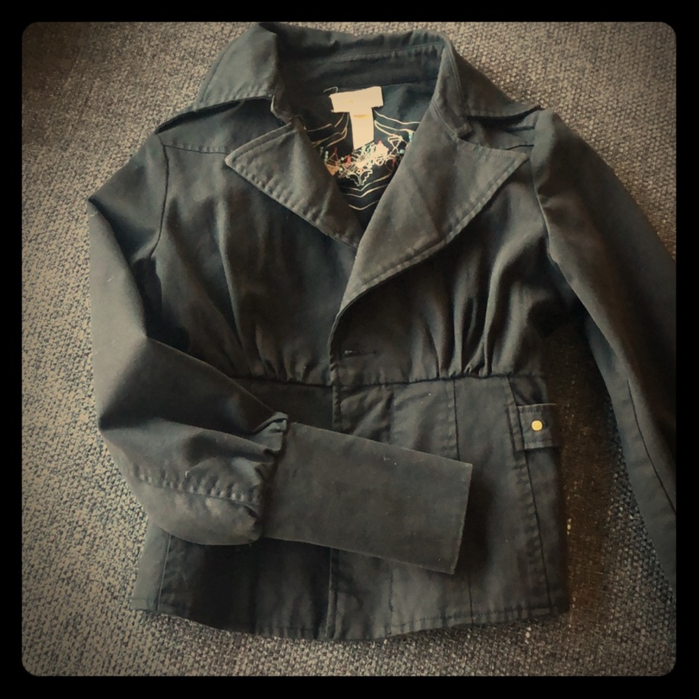 DEISEL BLACK SHORT JACKET XS STYLISH